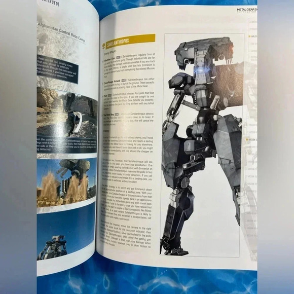 Metal Gear Solid V The Phantom  Pain - Game Guide w/ Map Poster - Picture 9 of 16